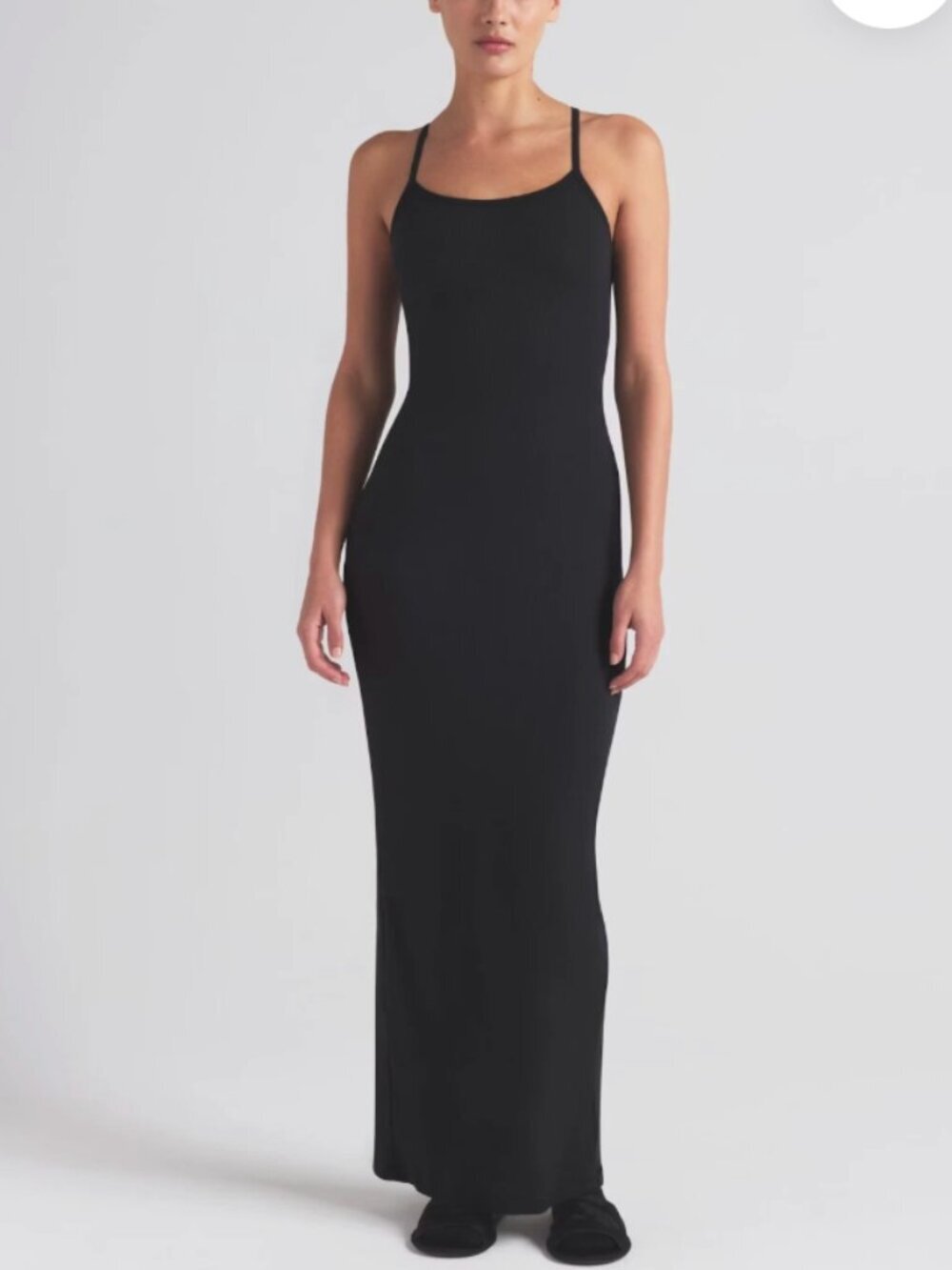 Skims Cotton Rib Cami Maxi Dress
